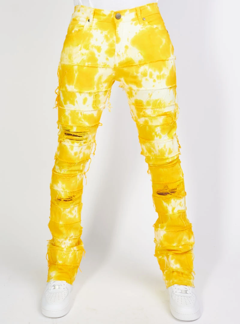 Shop All Politics Jeans - Kurland Denim - Yellow Multi - POLD121 1 Shop All Politics Jeans - Kurland Denim - Yellow Multi - POLD121