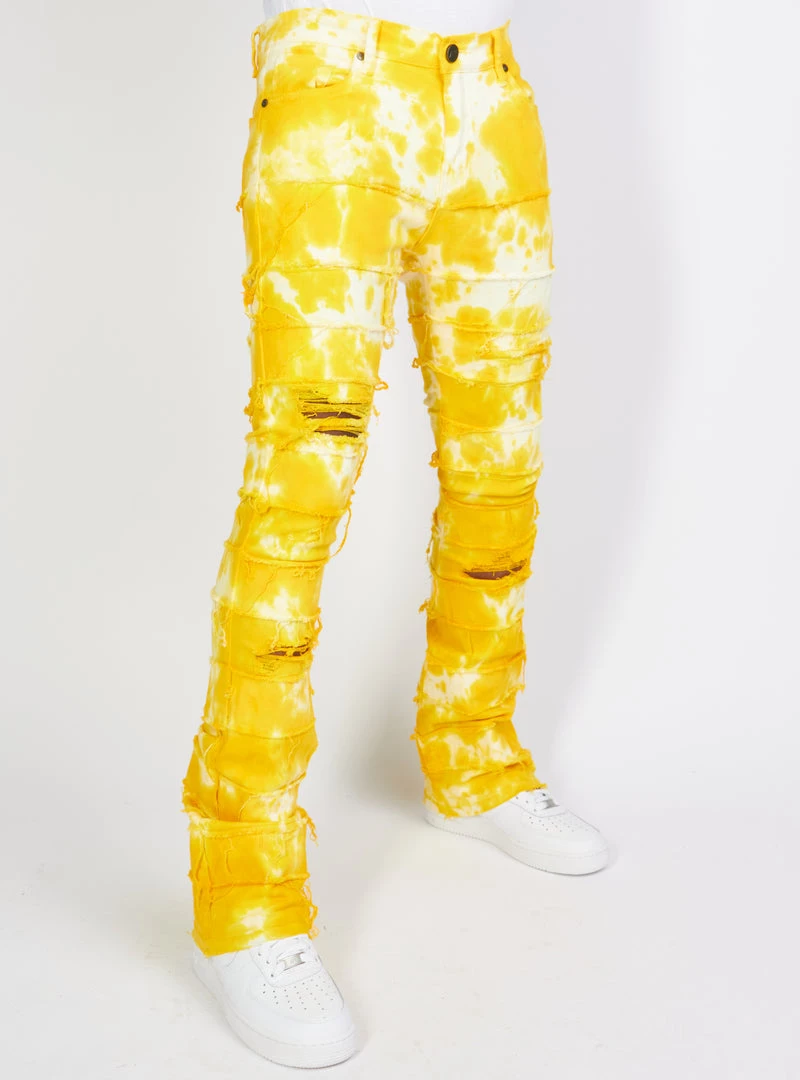 Shop All Politics Jeans - Kurland Denim - Yellow Multi - POLD121 2 Shop All Politics Jeans - Kurland Denim - Yellow Multi - POLD121