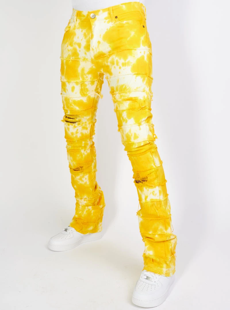 Shop All Politics Jeans - Kurland Denim - Yellow Multi - POLD121 3 Shop All Politics Jeans - Kurland Denim - Yellow Multi - POLD121