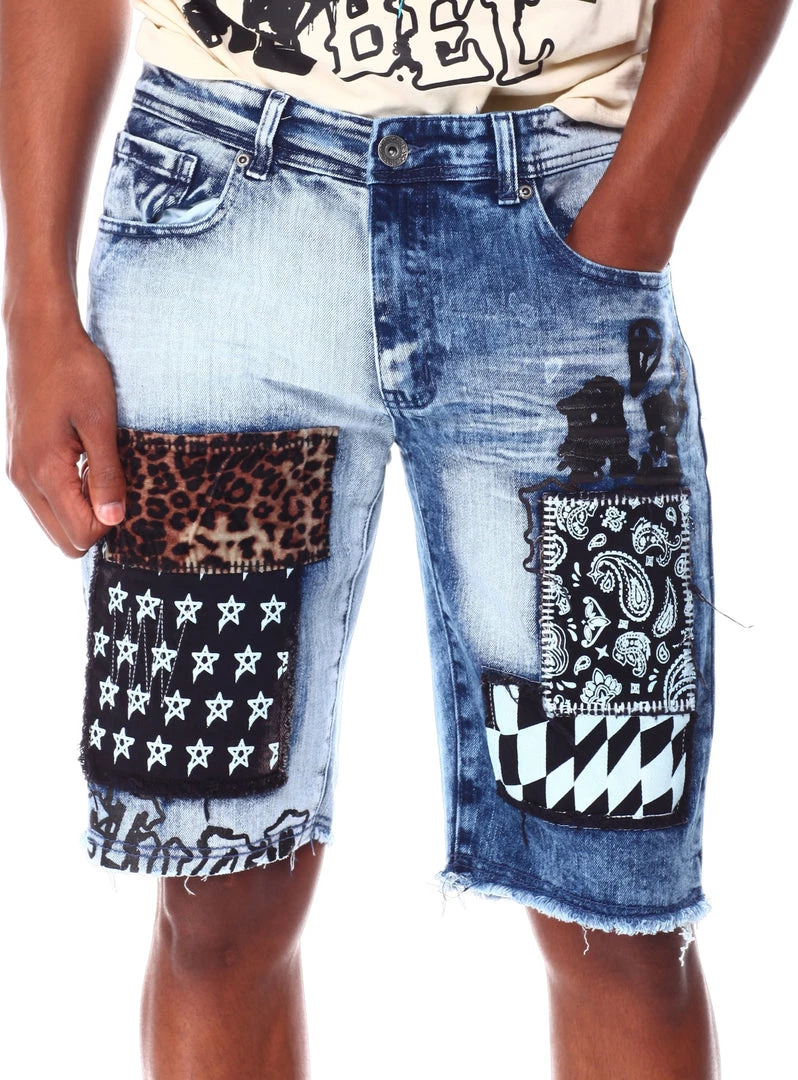R3BEL Shorts - Wild Rebel Denim - Dark Indigo - 621-951 Shop All 1 R3BEL Shorts - Wild Rebel Denim - Dark Indigo - 621-951 Shop All