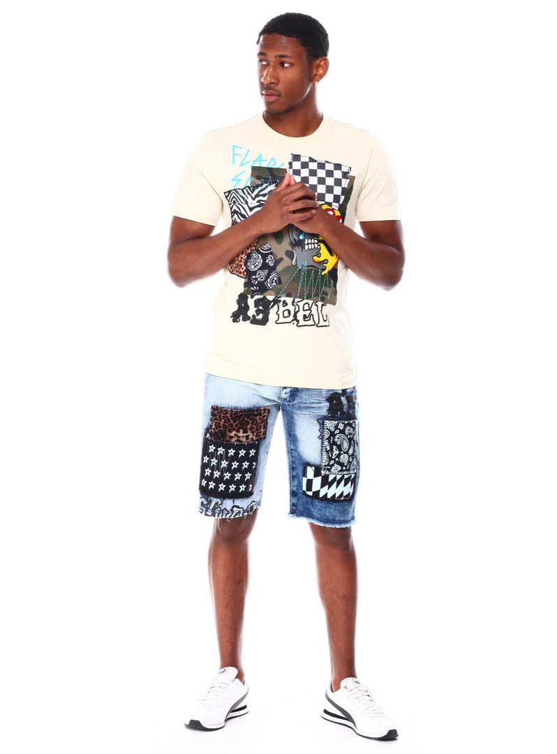 R3BEL Shorts - Wild Rebel Denim - Dark Indigo - 621-951 Shop All 4 R3BEL Shorts - Wild Rebel Denim - Dark Indigo - 621-951 Shop All