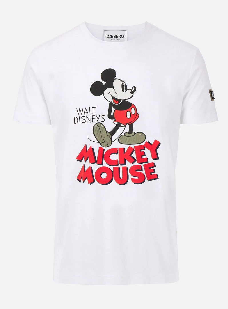 Shop All Iceberg T-Shirt - Vintage Mickey Mouse - White 1 Shop All Iceberg T-Shirt - Vintage Mickey Mouse - White