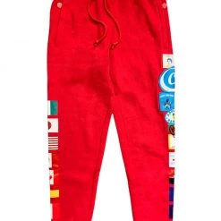Cookies Sweatpants - Award Tour Fleece - Red - 1554B5288