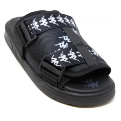 Shop All Kappa Slides - 222 Banda Mitel 1 - Black-White-Black - 304KUQ0