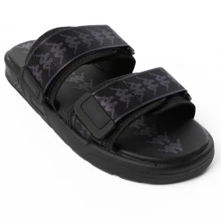 Kappa Slides - 222 Banda Aster 1 - Black-DK Charcoal