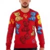 George V Sweatshirt - GV Oursons - Red - GV-2327