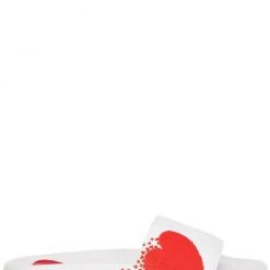 Love Moschino Women Slides - White With Heart