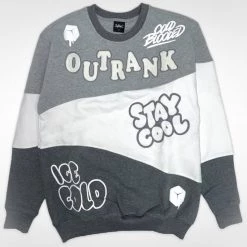 Outrank Sweater - Stay Cool - White/Grey Shop All