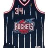 Mitchell & Ness Jersey - Houston Rockets Road 1996-97 Hakeem Olajuwon - Navy - SMJYGS18173