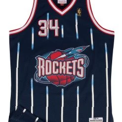 Mitchell & Ness Jersey - Houston Rockets Road 1996-97 Hakeem Olajuwon - Navy - SMJYGS18173