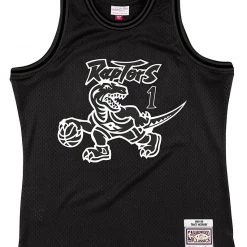 Mitchell & Ness Jersey - White Logo Tracy Mcgrady Toronto Raptors 1998 - Black - SMJYF19014