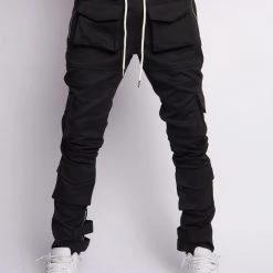New Arrivals Politics Track Pants - Holman - Black - 751