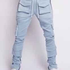 Politics Track Pants - Holman - Sky Blue - 752 8 Politics Track Pants - Holman - Sky Blue - 752