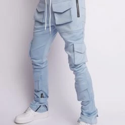 Politics Track Pants - Holman - Sky Blue - 752 9 Politics Track Pants - Holman - Sky Blue - 752