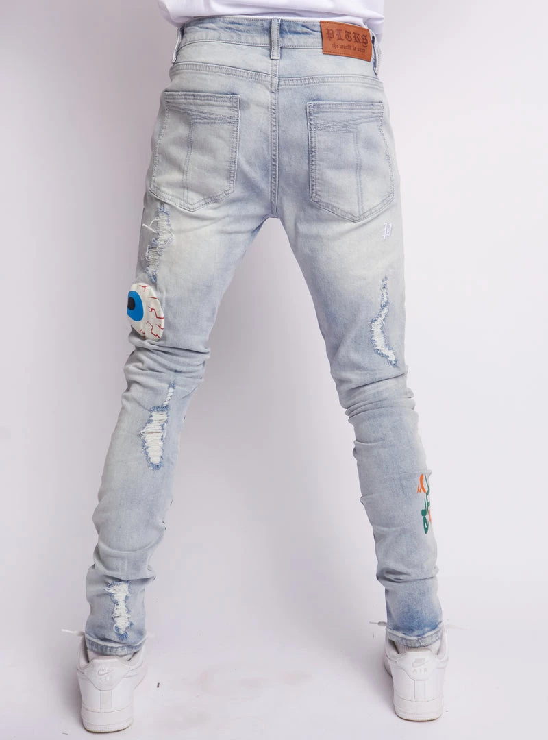 Politics Jeans - Holman - Light Blue Wash - 504 New Arrivals 2 Politics Jeans - Holman - Light Blue Wash - 504 New Arrivals