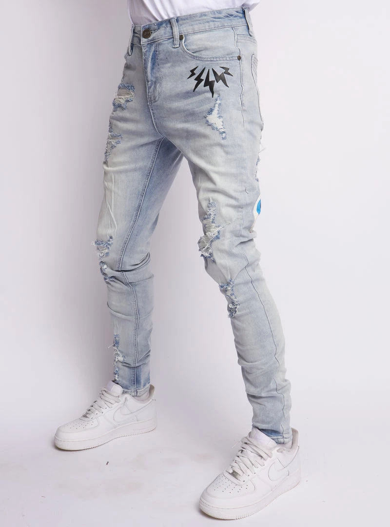 Politics Jeans - Holman - Light Blue Wash - 504 New Arrivals 3 Politics Jeans - Holman - Light Blue Wash - 504 New Arrivals