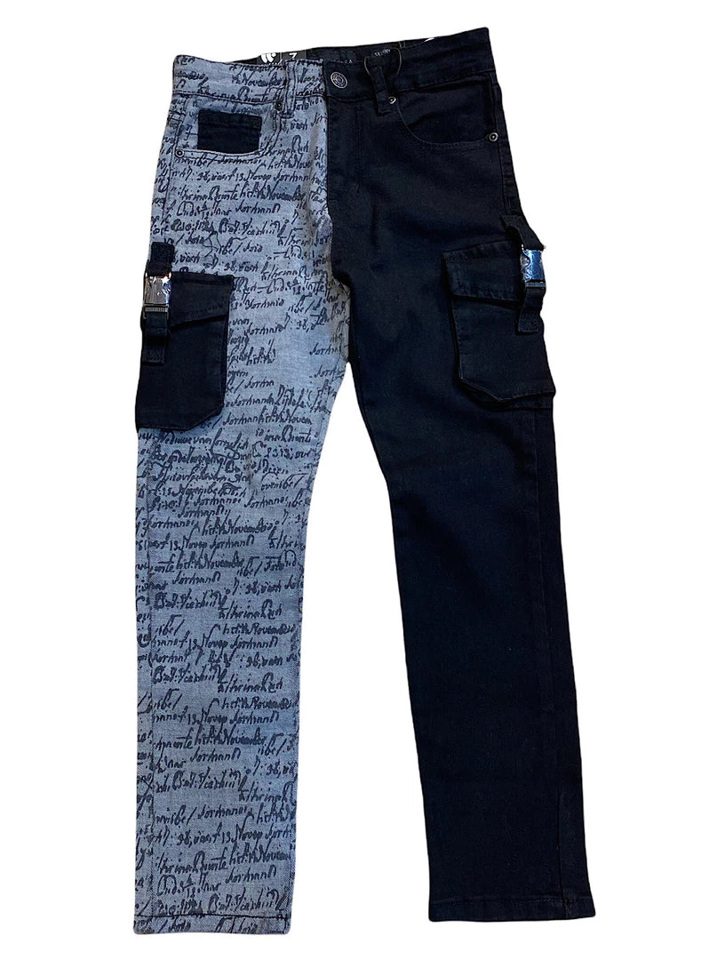 Kids Waimea Jeans - Black And Grey - 8BM5257D 1 Kids Waimea Jeans - Black And Grey - 8BM5257D