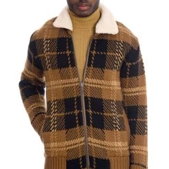 LCR Sweater - Knit - Camel And Black - 6465