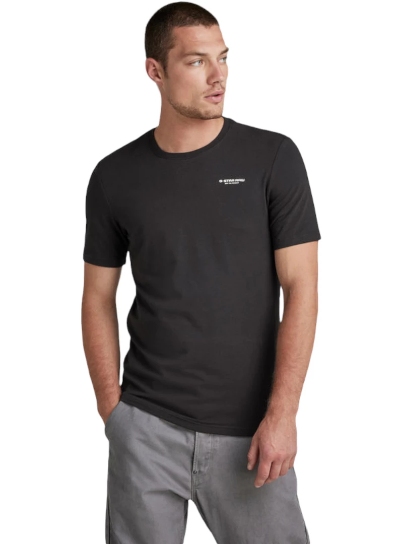 Shop All G-Star T-Shirt - Slim Base - Black - D19070-C723-6484 1 Shop All G-Star T-Shirt - Slim Base - Black - D19070-C723-6484