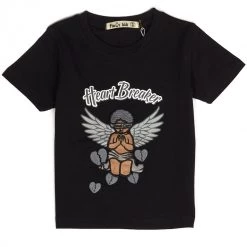 New Arrivals Focus Kids T-Shirt - Heart Breaker - Black - 80467