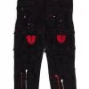 New Arrivals Focus Kids Jeans - Red Heartbreaker - Black - 3201
