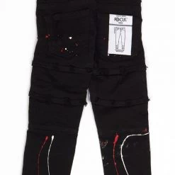 New Arrivals Focus Kids Jeans - Red Heartbreaker - Black - 3201