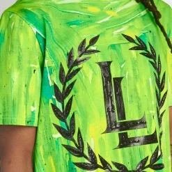 Locked & Loaded LNL T-Shirt - Page - Green Paint - 102 New Arrivals