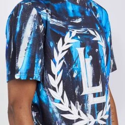 Locked & Loaded New Arrivals LNL T-Shirt - Page - Blue Paint - 104
