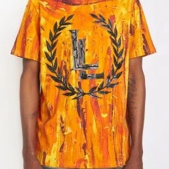 Locked & Loaded LNL T-Shirt - Page - Orange Paint - 103 New Arrivals