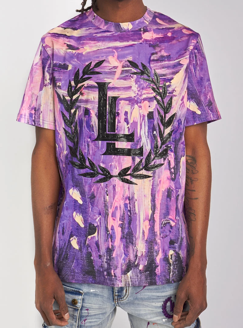 Locked & Loaded LNL T-Shirt - Page - Purple Paint - 101 New Arrivals 1 Locked & Loaded LNL T-Shirt - Page - Purple Paint - 101 New Arrivals