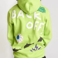 New Arrivals Politics Hoodie - Holman - Lime Multi - 301