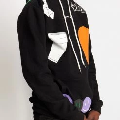 New Arrivals Politics Hoodie - Holman - Black Multi - 304