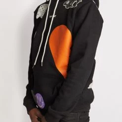 New Arrivals Politics Hoodie - Holman - Black Multi - 304