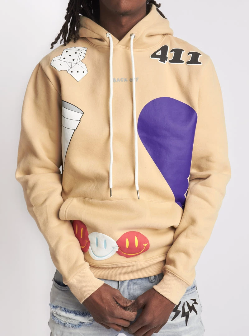 Politics Hoodie - Holman - Tan Multi - 303 New Arrivals 1 Politics Hoodie - Holman - Tan Multi - 303 New Arrivals