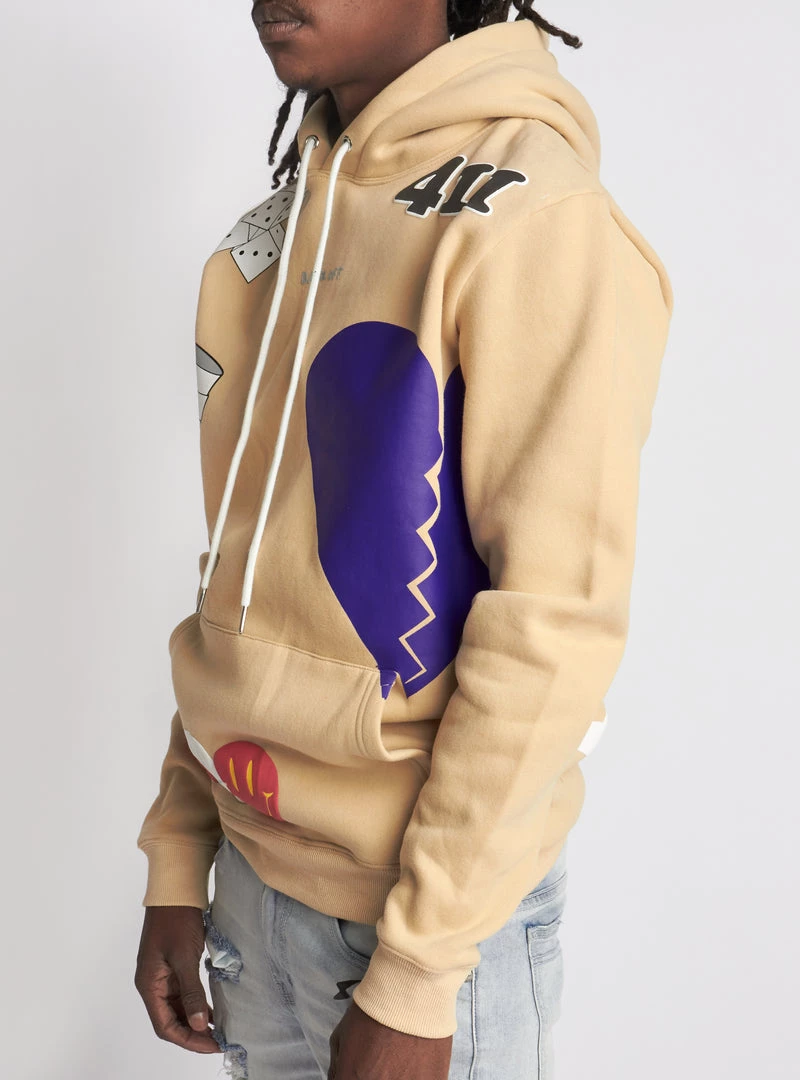 Politics Hoodie - Holman - Tan Multi - 303 New Arrivals 4 Politics Hoodie - Holman - Tan Multi - 303 New Arrivals