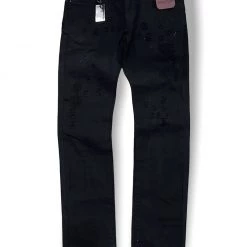 Industrial Indigo Jeans - Vintage Retro - Black