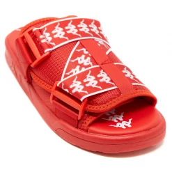 Kappa Slides - 222 Banda Mitel 1 - Red Flame-White - 304KUQ0 Shop All