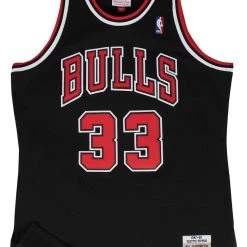 Shop All Mitchell & Ness Jersey - Chicago Bulls Pippen 33 - Black And Red - SMJYGS18151