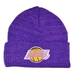 Mitchell & Ness NBA Fandom Knit Beanie - HWC Los Angeles Lakers