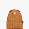 Mcm Backpack - Cognac - Base