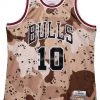 Mitchell & Ness Jersey - Chicago Bulls 1990 Bj Armstrong - Camo Reflective - TFSM1115 Shop All