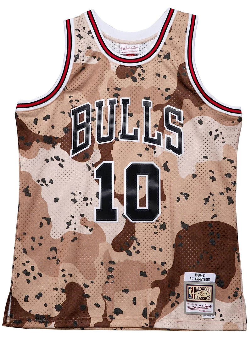 Mitchell & Ness Jersey - Chicago Bulls 1990 Bj Armstrong - Camo Reflective - TFSM1115 Shop All 1 Mitchell & Ness Jersey - Chicago Bulls 1990 Bj Armstrong - Camo Reflective - TFSM1115 Shop All