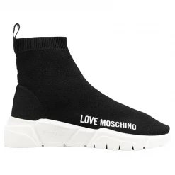 Shop All Love Moschino Women Shoes - Black Sock Design