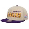 Shop All Mitchell & Ness Snapback - Draft Day 96 HWC Lakers - Cream