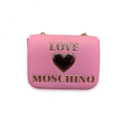 Moschino Bag - Flap Logo Medium - Pink - JC4052PP1DLF0607