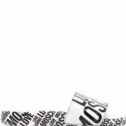 Love Moschino Women Slides - Logo White Shop All