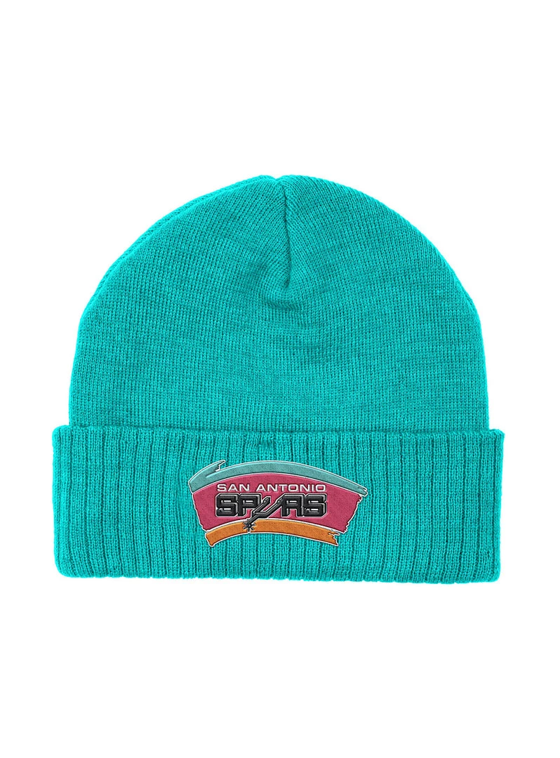 Mitchell & Ness Fandom Knit Beanie - San Antonio Spurs 1 Mitchell & Ness Fandom Knit Beanie - San Antonio Spurs