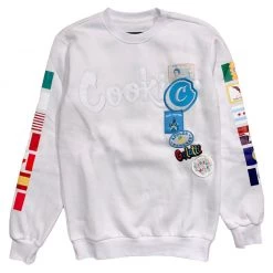 Cookies Sweater - Award Tour Fleece Crew - White - 1554C5286 Shop All