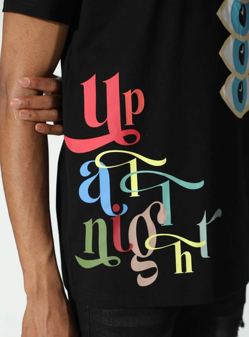 Fifth Loop T-Shirt - Up All Night - Black - FLT210 New Arrivals 2 Fifth Loop T-Shirt - Up All Night - Black - FLT210 New Arrivals