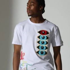 Fifth Loop T-Shirt - Up All Night - White - FLT210